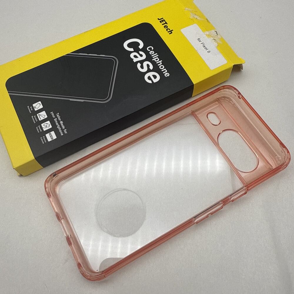 JETech Case for Google Pixel 8 6.2-Inch Non-Yellowing Bumper Cover Rose *READ..